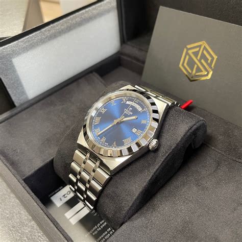 tudor 41mm blue|tudor royal watch price.